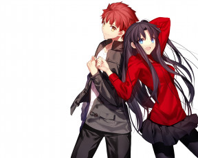 Картинка аниме fate stay+night широ рин