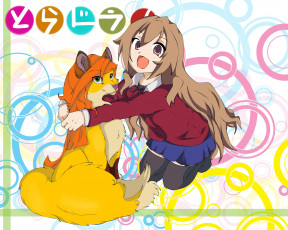 Картинка аниме toradora айсака тайга