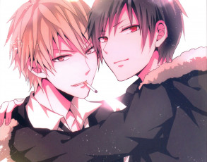 Картинка аниме durarara парни