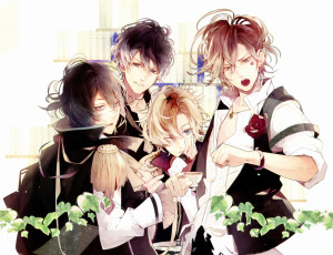 Картинка аниме diabolik+lovers парни