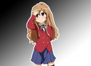 Картинка аниме toradora айсака тайга