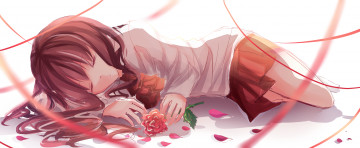 Картинка аниме ib девушка