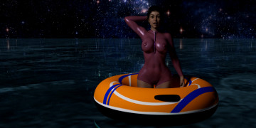 Картинка 3д+графика люди+ people фон взгляд девушка