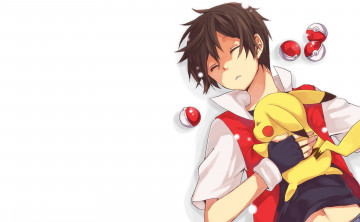 Картинка аниме pokemon эш пикачу