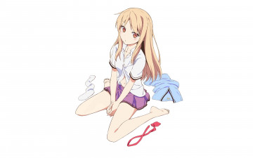 Картинка аниме sakurasou+no+pet+na+kanojo девушка взгляд фон