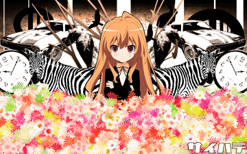 Картинка аниме toradora айсака тайга