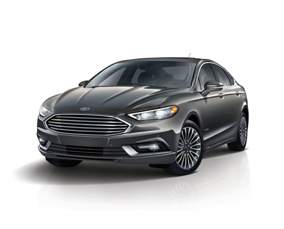 Обои картинки фото автомобили, ford, fusion, 2017г, hybrid