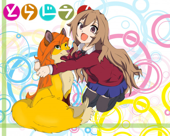 Обои картинки фото аниме, toradora, айсака, тайга