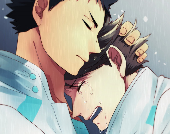 Обои картинки фото аниме, haikyuu, парни, волейбол