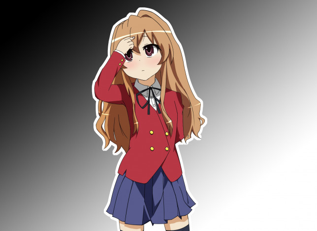 Обои картинки фото аниме, toradora, айсака, тайга