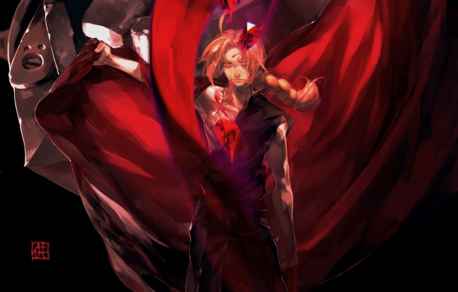 Обои картинки фото аниме, fullmetal alchemist, стальной, алхимик