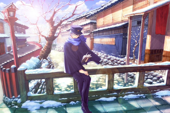 Обои картинки фото аниме, vocaloid, девушка, взгляд, фон