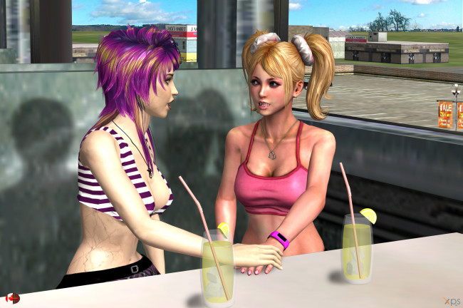 Обои картинки фото 3д графика, люди , people, девушки, взгляд, фон