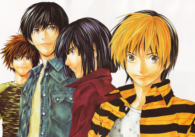 Обои картинки фото аниме, hikaru no go, парни