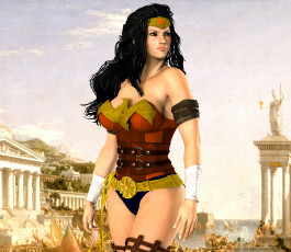 Картинка 3д+графика фантазия+ fantasy фон девушка взгляд