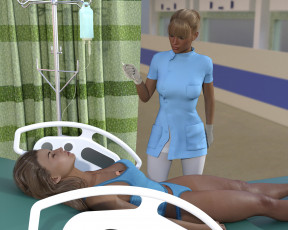 Картинка she+wolf 3д+графика фантазия+ fantasy девушка фон взгляд