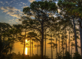 Картинка природа восходы закаты простор