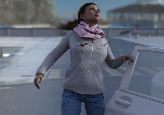 Картинка she+wolf 3д+графика фантазия+ fantasy персонаж