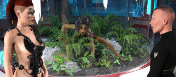 Картинка 3д+графика фантазия+ fantasy фон взгляд девушка