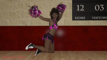 Картинка 3д+графика люди+ people взгляд фон девушка