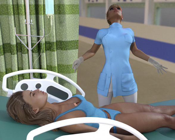 Обои картинки фото she wolf, 3д графика, фантазия , fantasy, девушка, фон, взгляд