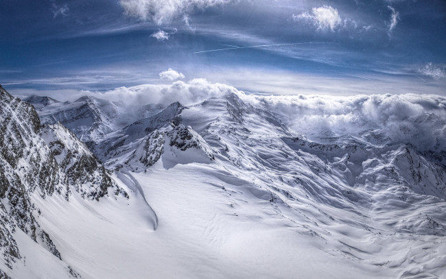 Обои картинки фото природа, горы, простор