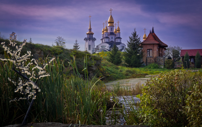 Обои картинки фото города, - православные церкви,  монастыри, простор
