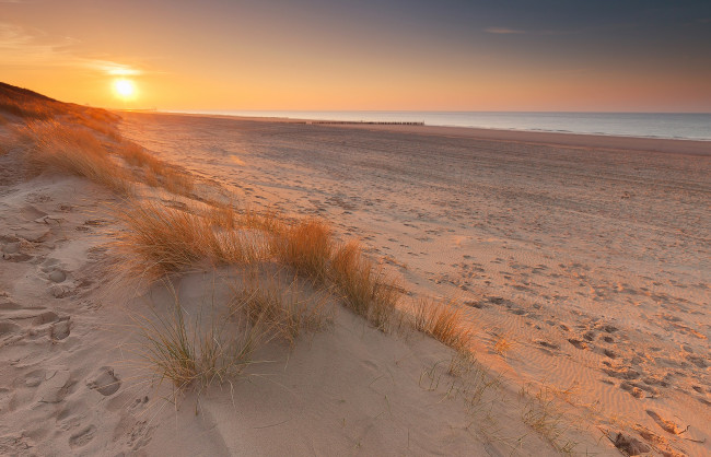 Обои картинки фото природа, восходы, закаты, простор