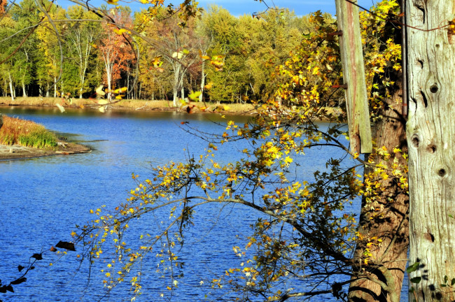 Обои картинки фото природа, реки, озера, осень