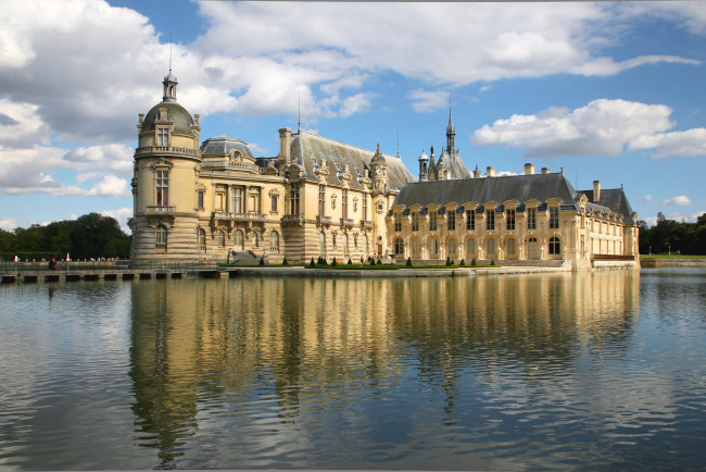 Обои картинки фото chantilly castle, города, замки франции, замок