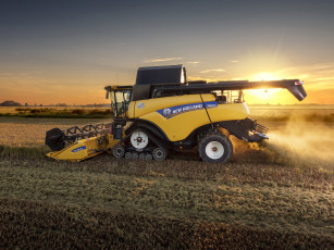 Картинка техника комбайны new holland
