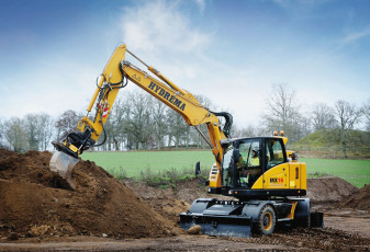 Картинка техника экскаваторы hydrema