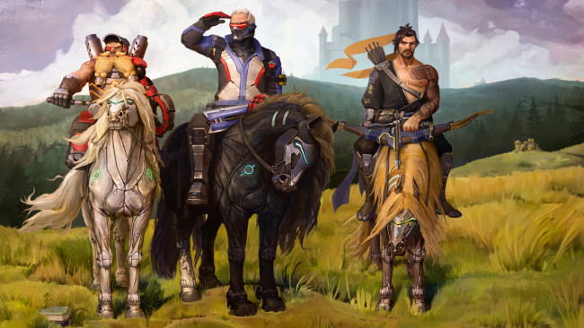 Обои картинки фото видео игры, overwatch, bogatyrs, andwhatart