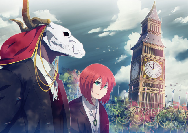 Обои картинки фото аниме, mahou tsukai no yome, невеста, чародея