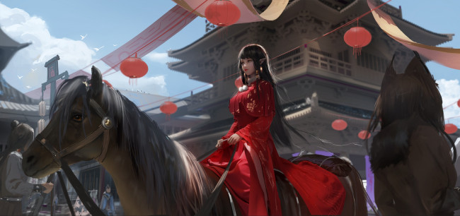 Обои картинки фото фэнтези, эльфы, девушка