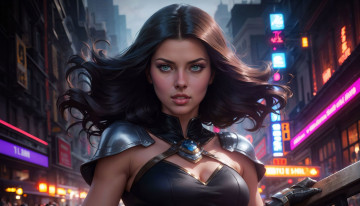 Картинка фэнтези девушки нейросети графика нейроарт ai art нейронные сети рисунки нейро искусство