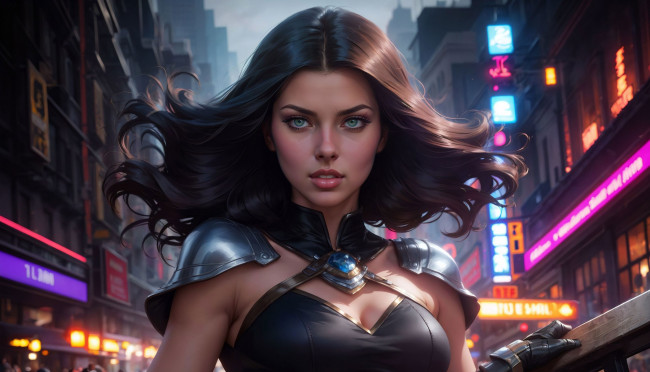 Обои картинки фото фэнтези, девушки, нейросети, графика, нейроарт, ai, art, нейронные, сети, рисунки, нейро, искусство