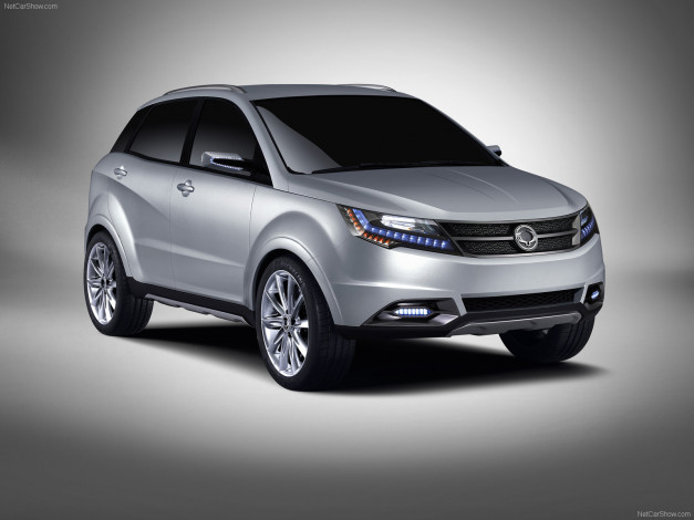Обои картинки фото ssangyong, c200, concept, 2008, автомобили, ssang, yong