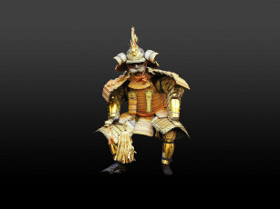 Картинка золотой доспех клана токугава период эдо оружие доспехи