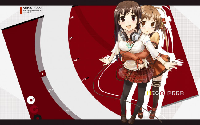 Обои картинки фото аниме, headphones, instrumental