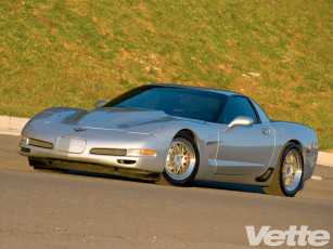 Картинка 2002 chevrolet corvette z06 автомобили