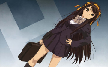 Картинка аниме the melancholy of haruhi suzumiya