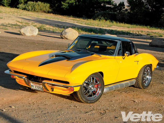 Обои картинки фото 1963, chevrolet, corvette, автомобили