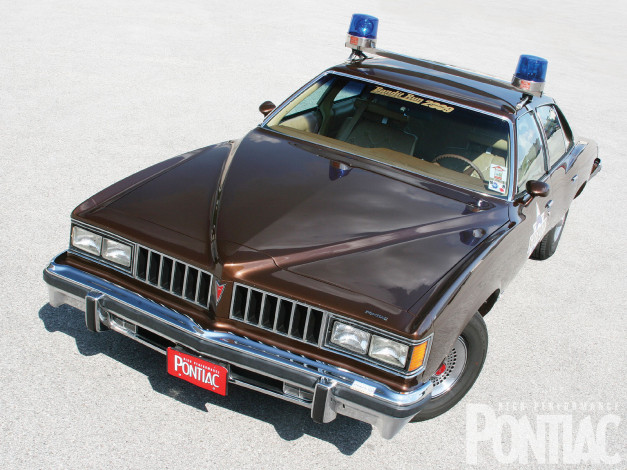 Обои картинки фото 1977, pontiac, grand, lemans, автомобили, полиция