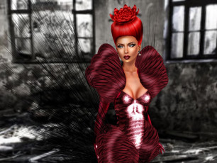 Картинка 3д графика people люди девушка