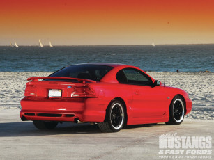 Картинка 1995 ford mustang gt one wild stallion автомобили