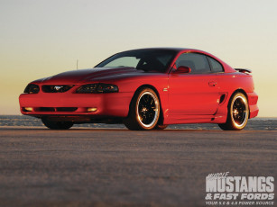 Картинка 1995 ford mustang gt one wild stallion автомобили