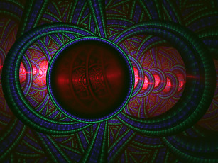 Картинка 3д графика fractal фракталы тёмный абстракция