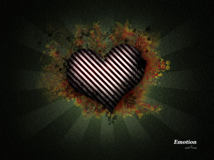 Картинка векторная графика тёмный сердечко