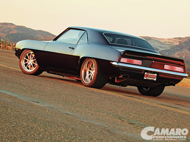 Обои картинки фото 1969, chevrolet, camaro, автомобили